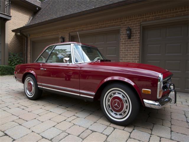 1970 Red Mercedes-Benz SL-Class --