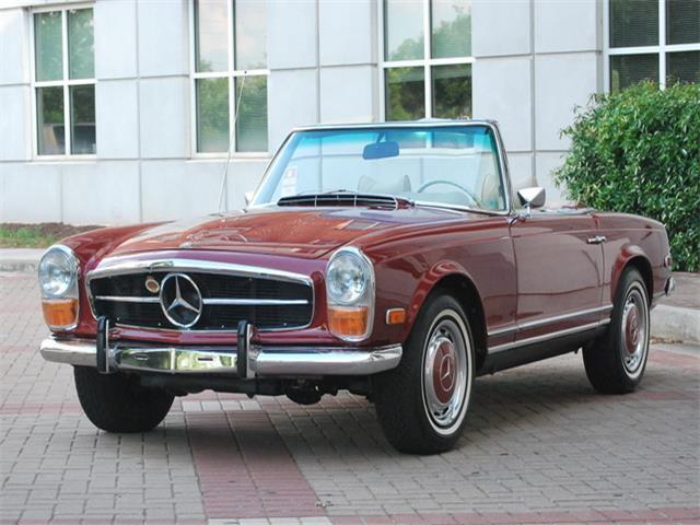 1970 Red Mercedes-Benz SL-Class --