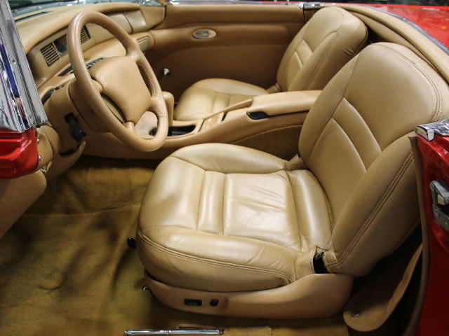 1955 Red Ford Thunderbird Convertible