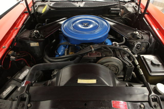 1973 Red Ford Mustang Convertible