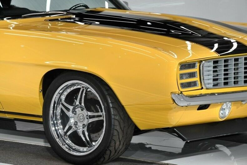 1969 Yellow Chevrolet Camaro Convertible