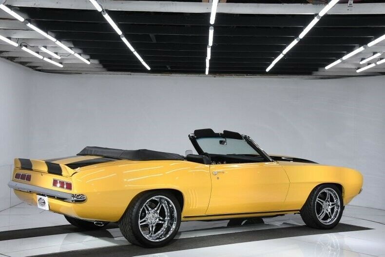 1969 Yellow Chevrolet Camaro Convertible