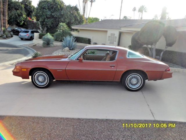1980 Orange Chevrolet Camaro Coupe