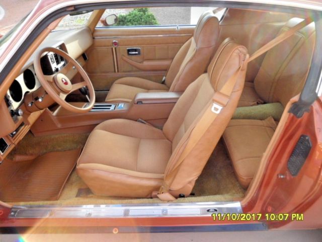 1980 Orange Chevrolet Camaro Coupe