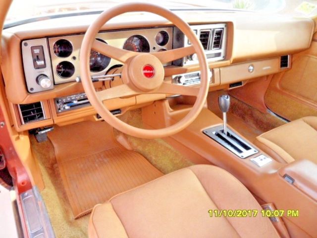 1980 Orange Chevrolet Camaro Coupe