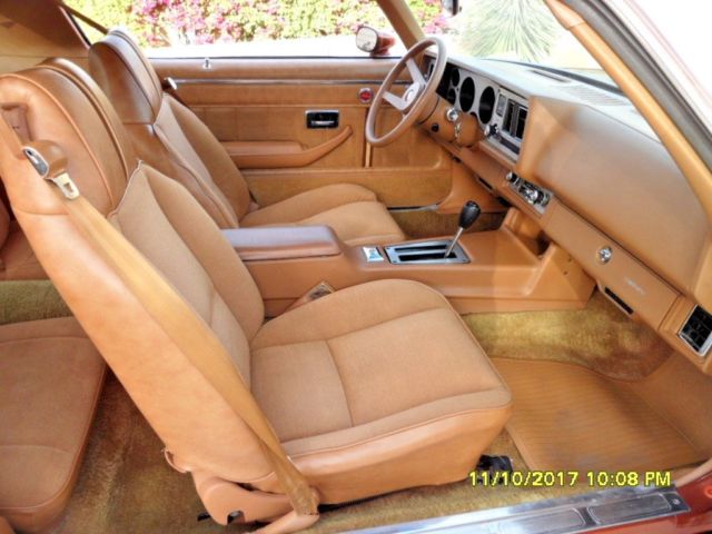 1980 Orange Chevrolet Camaro Coupe