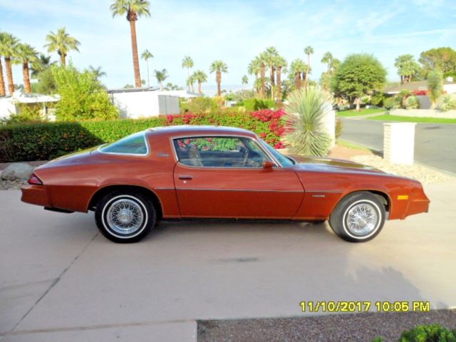 1980 Orange Chevrolet Camaro Coupe