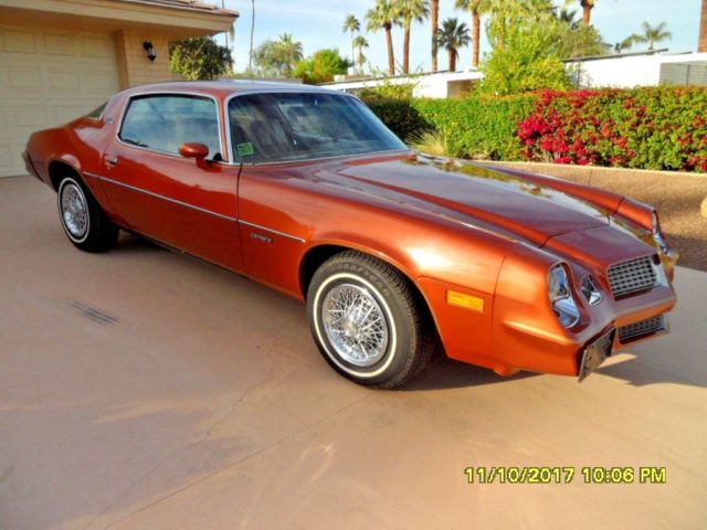 1980 Orange Chevrolet Camaro Coupe
