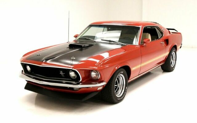 1969 Red Ford Mustang Coupe