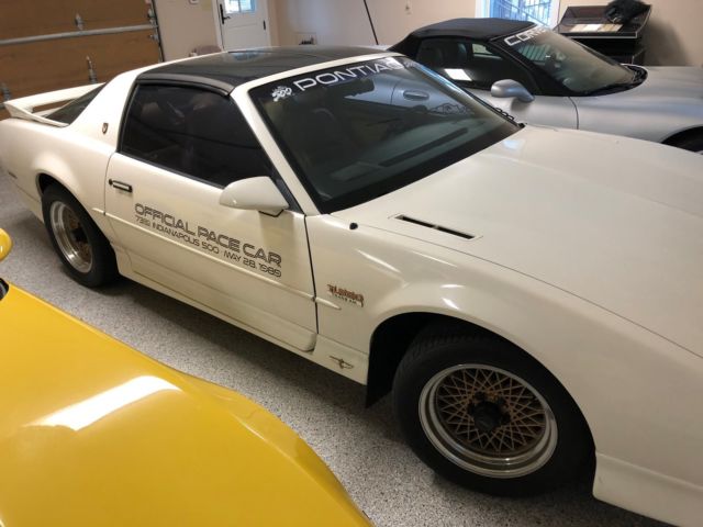1989 White Pontiac Trans Am T Top