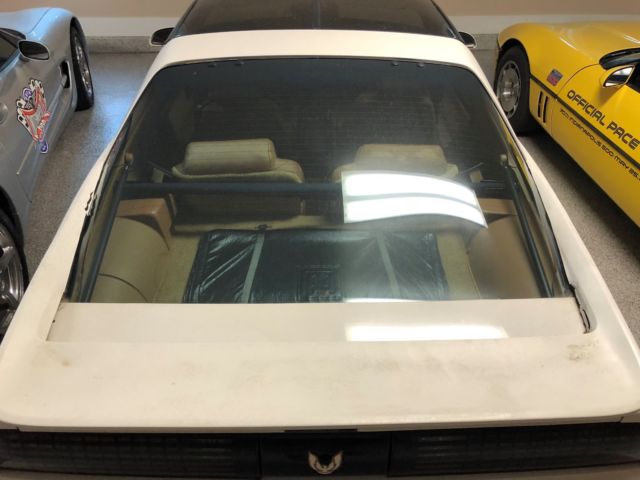 1989 White Pontiac Trans Am T Top