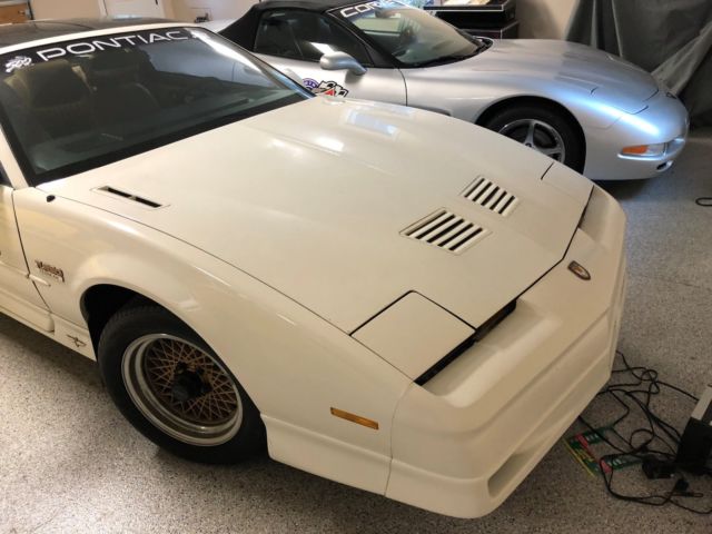 1989 White Pontiac Trans Am T Top
