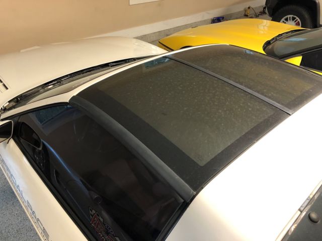 1989 White Pontiac Trans Am T Top