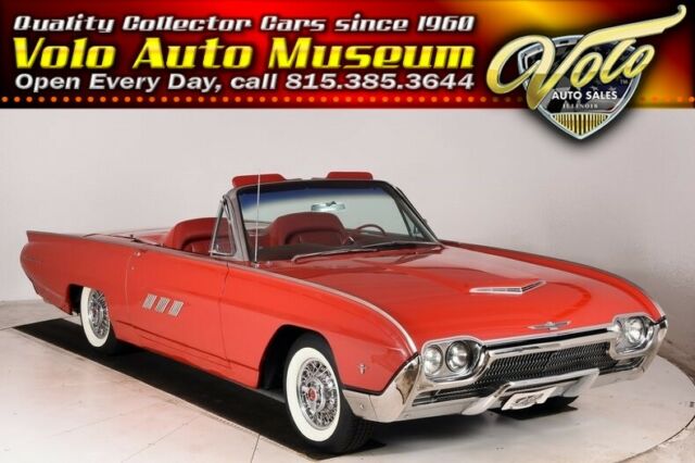 1963 Red Ford Thunderbird Convertible