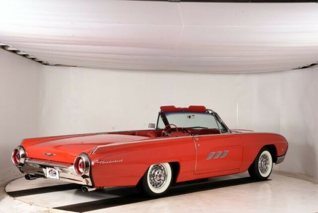 1963 Red Ford Thunderbird Convertible