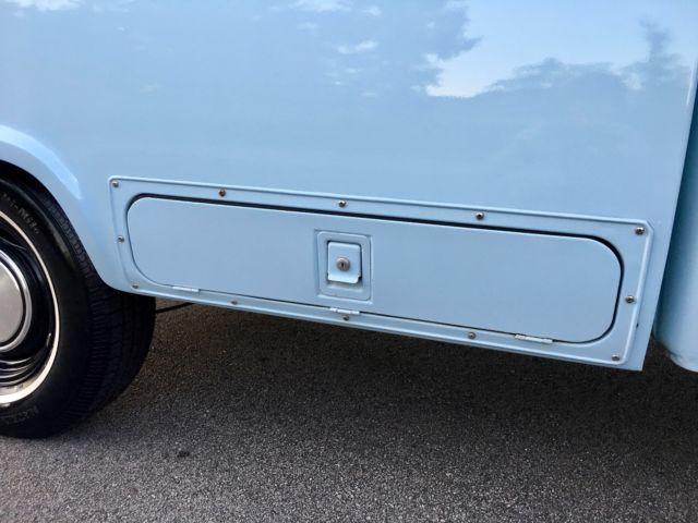 1966 Arcadian Blue and Wimbledon White Ford F-100 Standard Cab Pickup