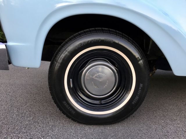 1966 Arcadian Blue and Wimbledon White Ford F-100 Standard Cab Pickup