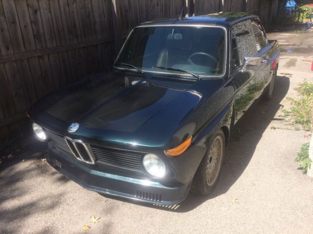 1973 Iceland green BMW 2002 Coupe