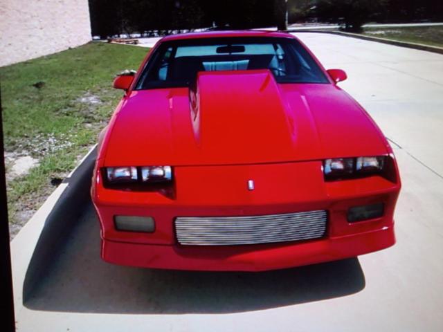 1988 Red Chevrolet Camaro Coupe