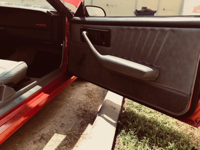 1988 Red Chevrolet Camaro Coupe