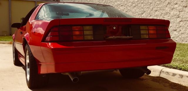 1988 Red Chevrolet Camaro Coupe