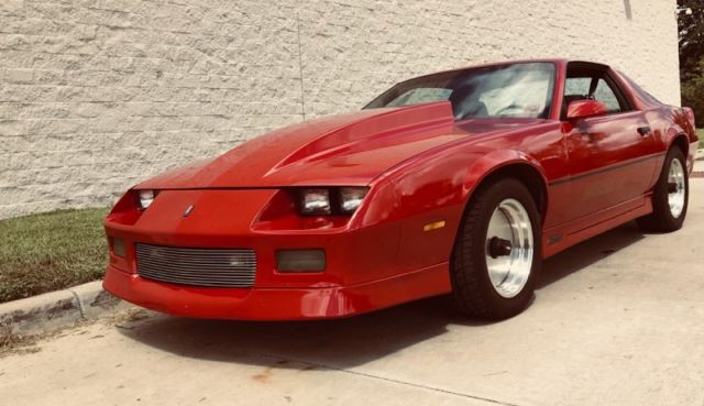1988 Red Chevrolet Camaro Coupe