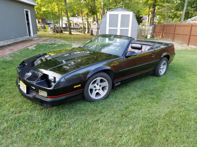 1989 Black Chevrolet Camaro Convertible