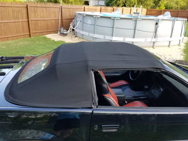 1989 Black Chevrolet Camaro Convertible