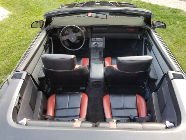 1989 Black Chevrolet Camaro Convertible