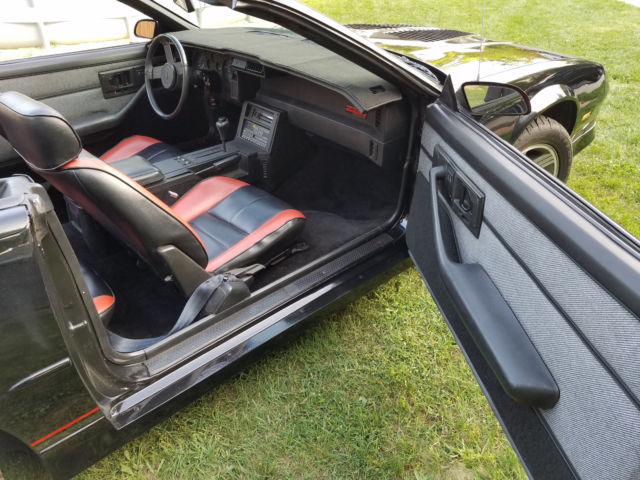 1989 Black Chevrolet Camaro Convertible