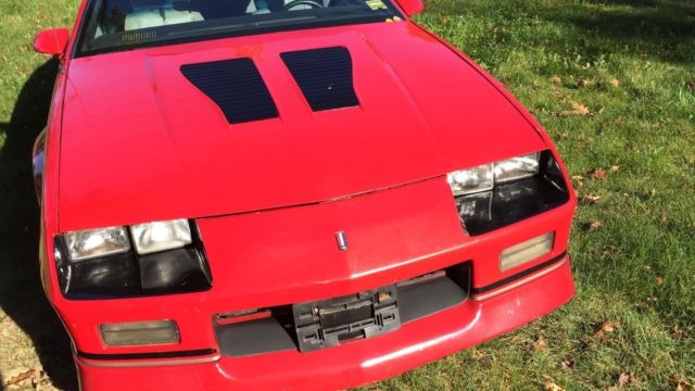 1988 Red Chevrolet Camaro Convertible
