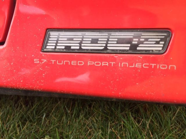 1988 Red Chevrolet Camaro Convertible