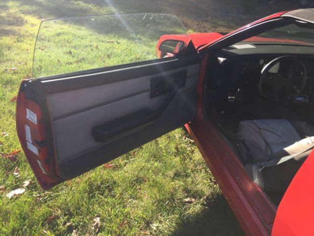 1988 Red Chevrolet Camaro Convertible