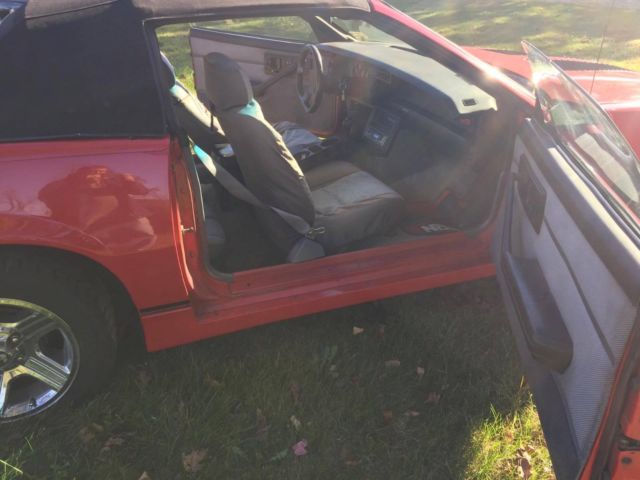 1988 Red Chevrolet Camaro Convertible