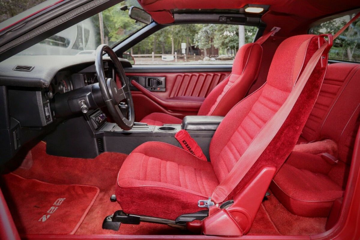 1988 Red Chevrolet Camaro Hatchback