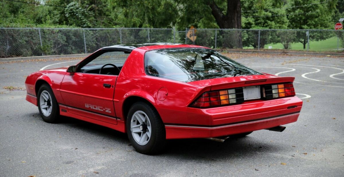1988 Red Chevrolet Camaro Hatchback
