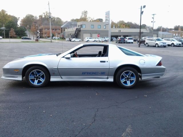 1986 silver Chevrolet Camaro Coupe