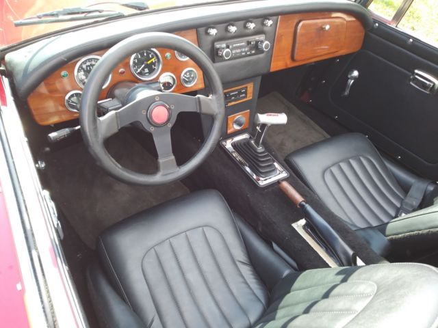 1964 Red Austin Healey 3000 Convertible