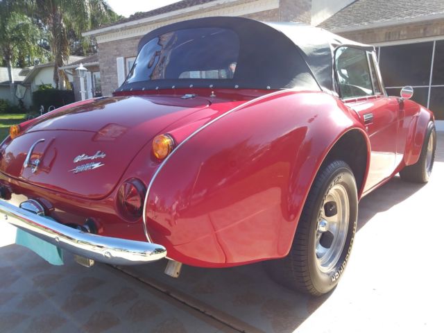 1964 Red Austin Healey 3000 Convertible