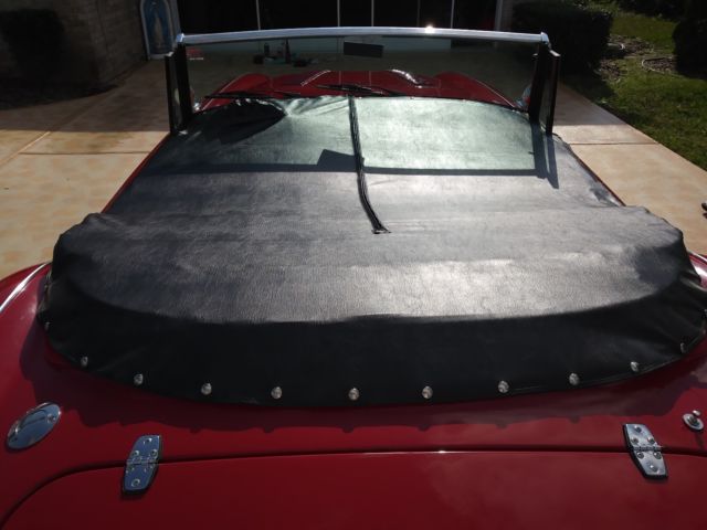 1964 Red Austin Healey 3000 Convertible