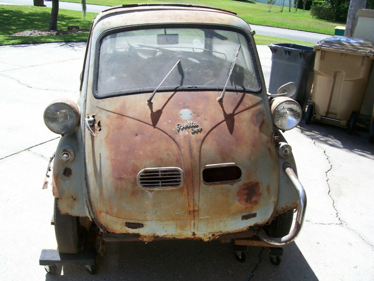1957 Blue BMW Isetta 300