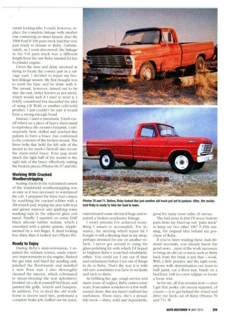 1967 red Ford F-250 Crew Cab Pickup