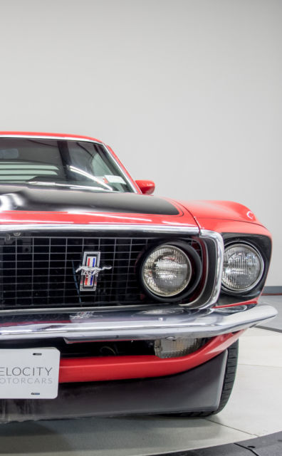 1969 Red Ford Mustang Coupe