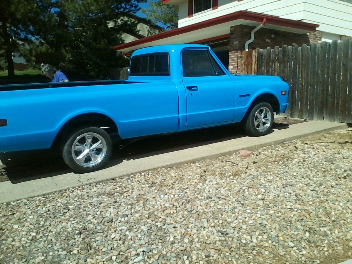 1972 Blue Chevrolet C-10 Standard Cab Pickup