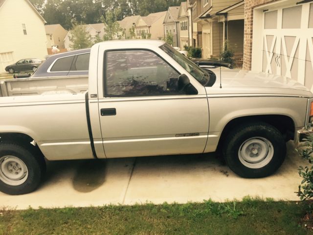 1994 Gray GMC Sierra 1500 Standard Cab Pickup