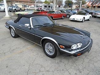 1989 Black Jaguar XJ Convertible