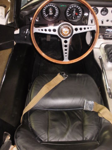 1963 White Jaguar E-Type Roadster