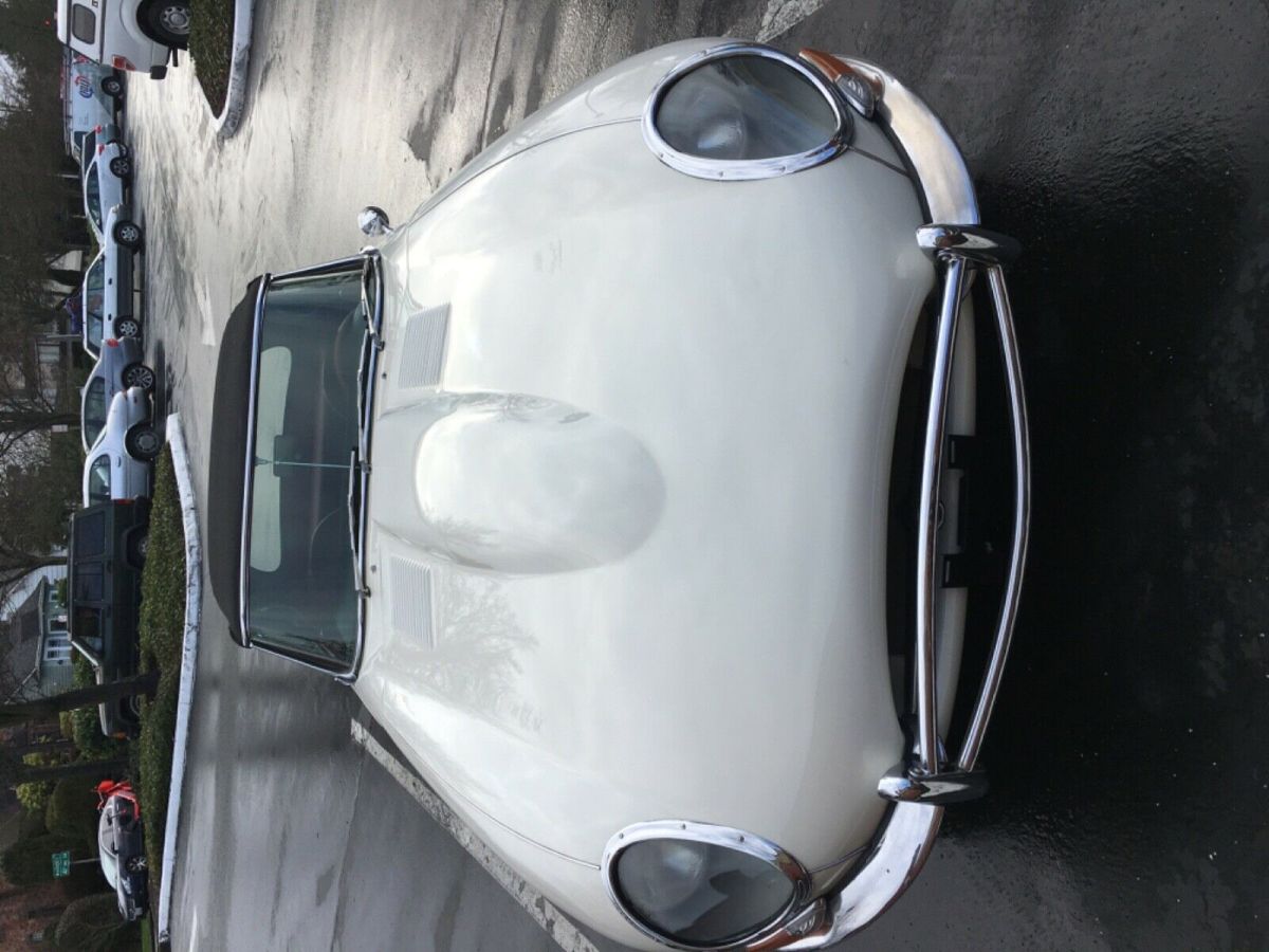 1962 White Jaguar E-Type Convertible