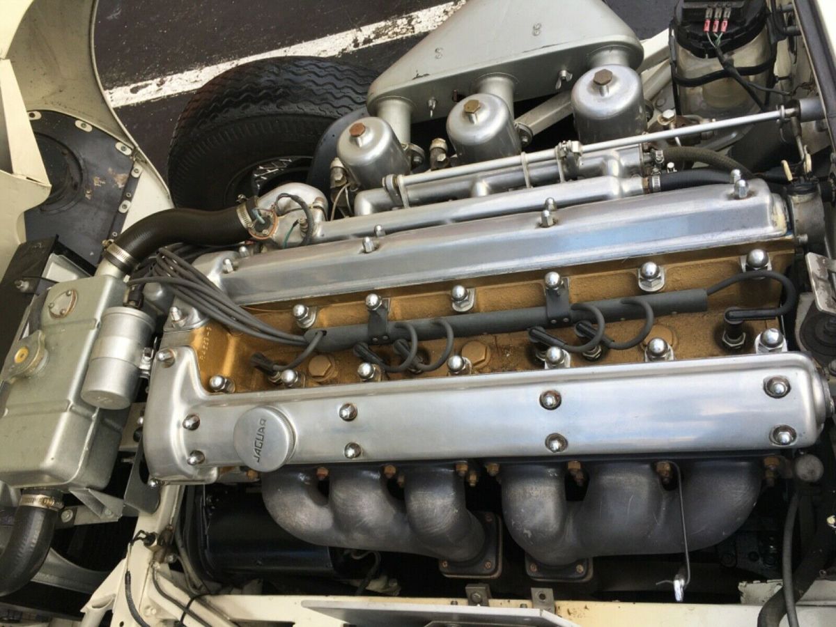 1962 White Jaguar E-Type Convertible