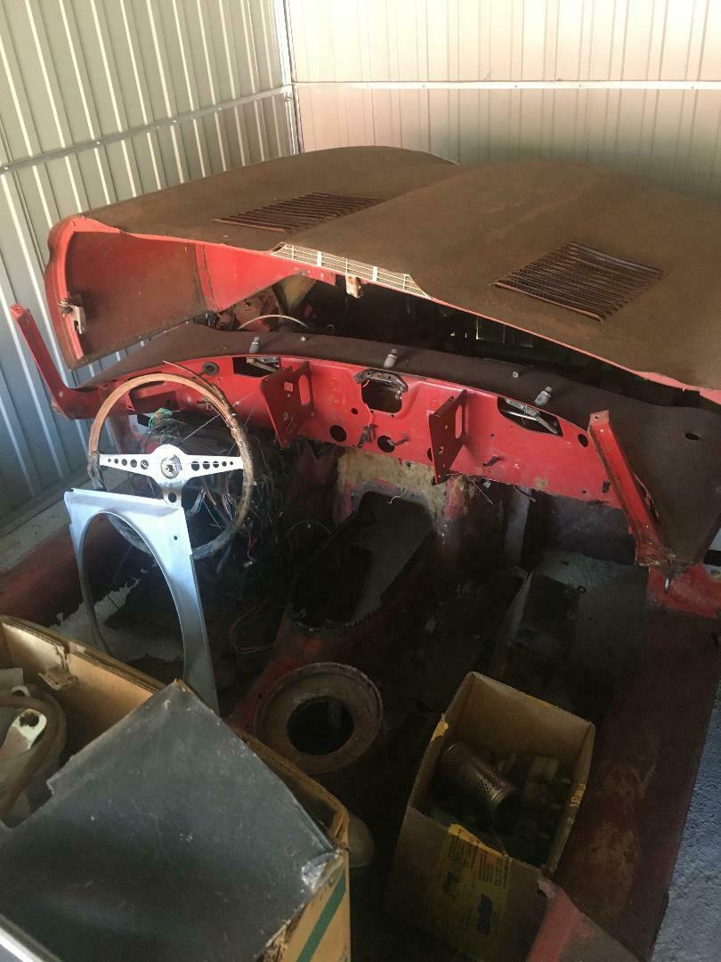 1964 Red Jaguar E-Type Convertible